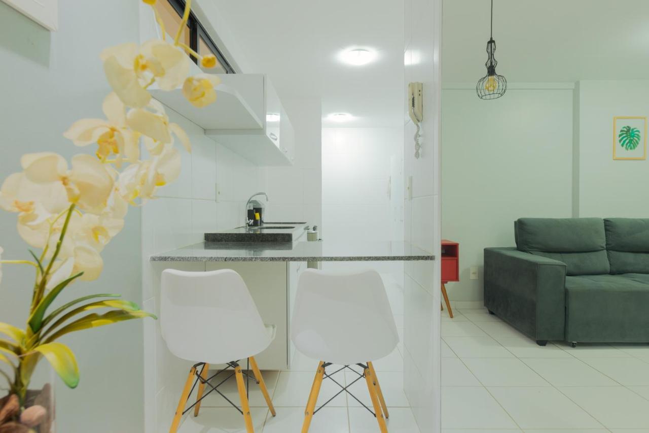 Flat Quarto E Sala C/ Vista Mar Espetacular