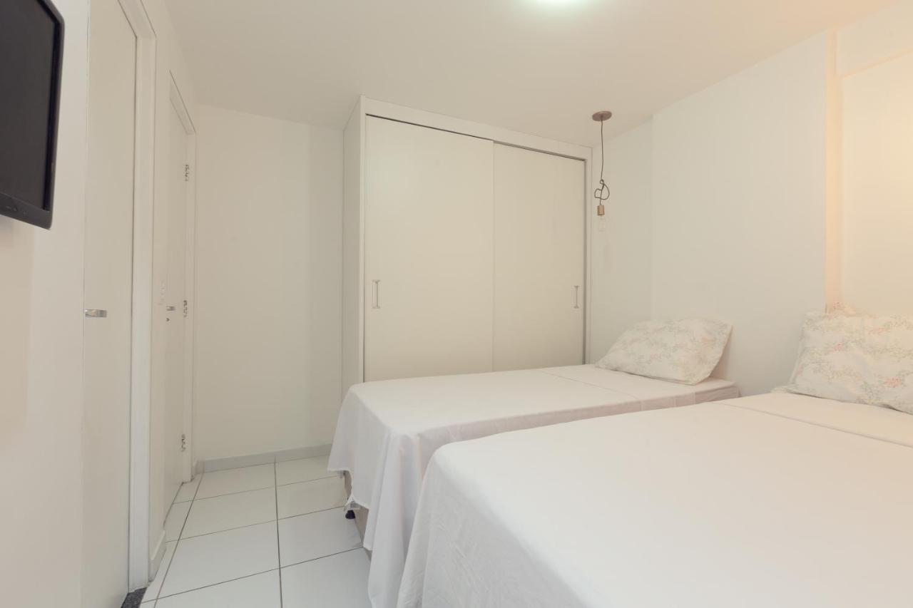 Flat Quarto E Sala C/ Vista Mar Espetacular Apartamento *